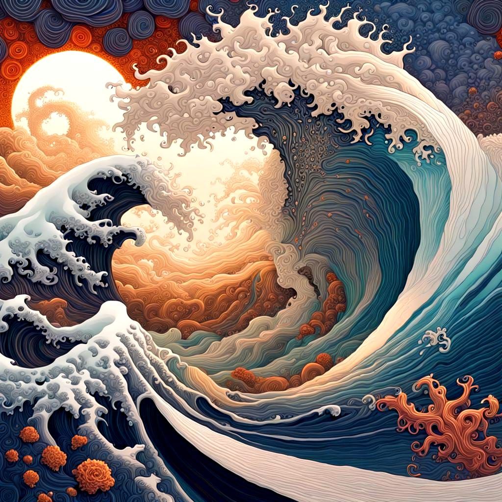Fantastic Realism: The Ninth Wave Illustration