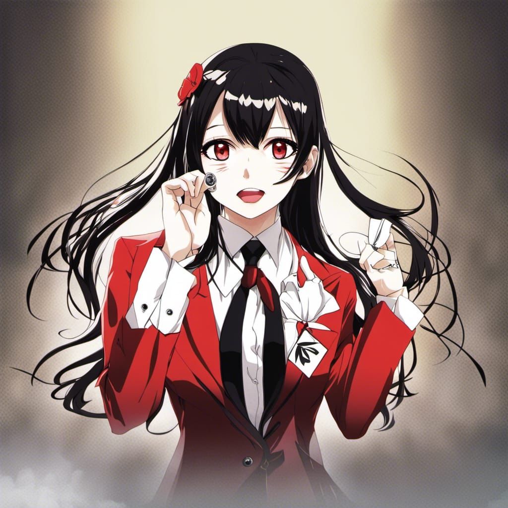Kakegurui Anime Key Visual Art