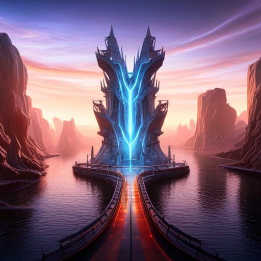 High Tech Business Value Stream: Detailed Matte Painting