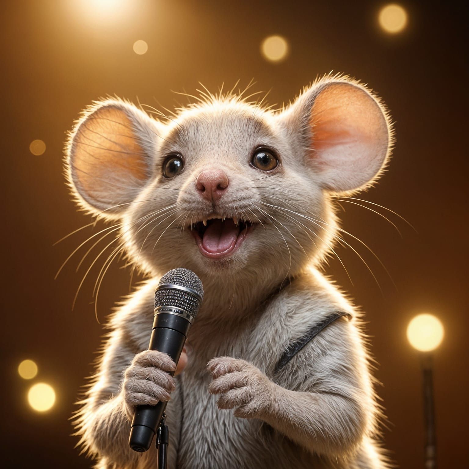 Mouse Pop Star Sings a Tragic Ballad
