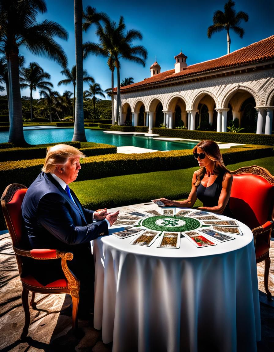 Trump Tarot Reading at Mar-a-Lago