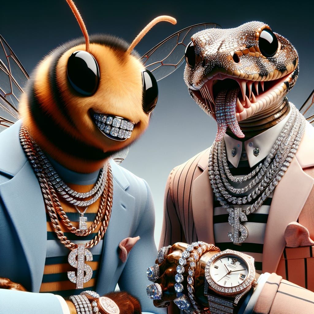 Gucci Gangsta Bee and Snake Exude Unparalleled Opulence