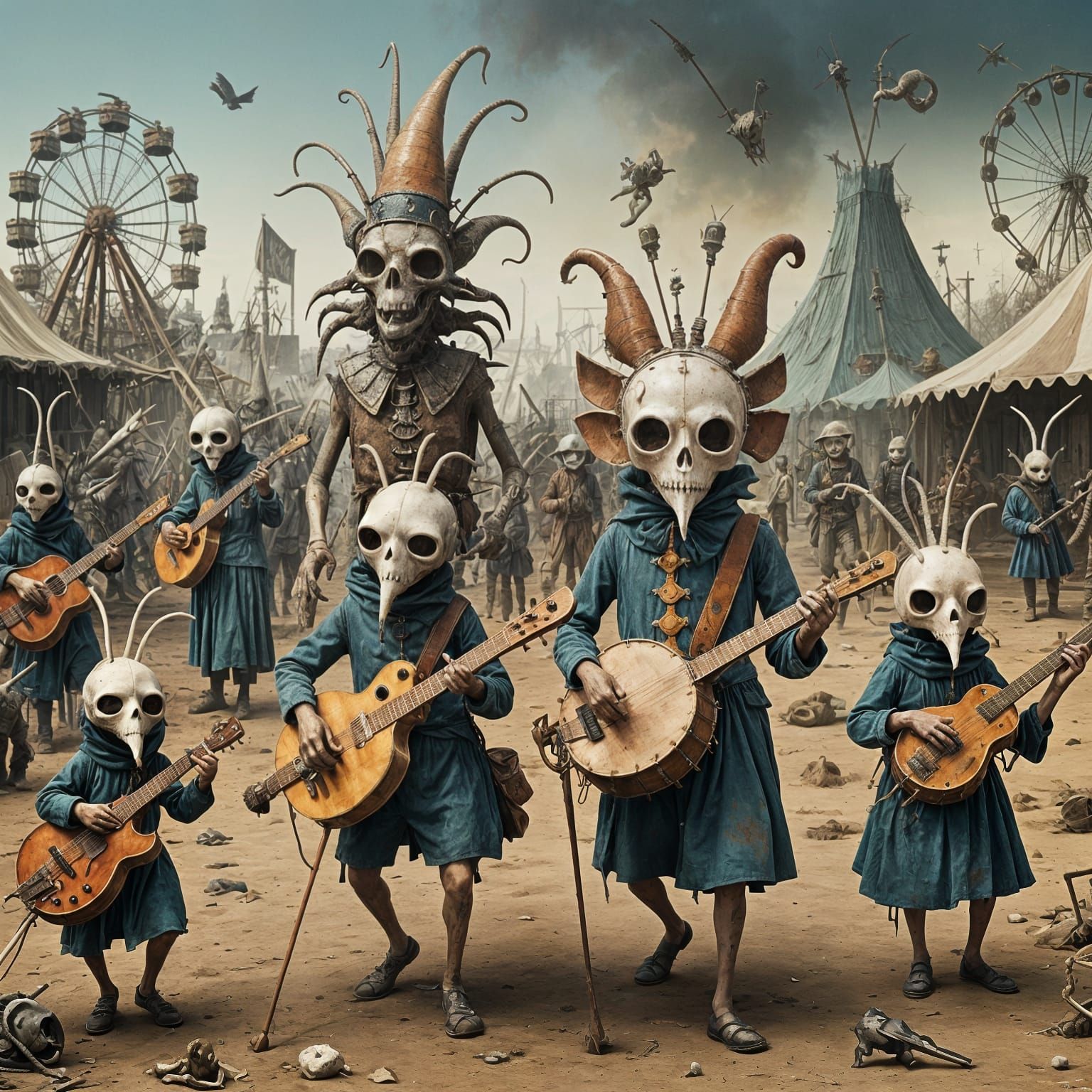 Twisted Carnival in a Post-Apocalyptic Landscape