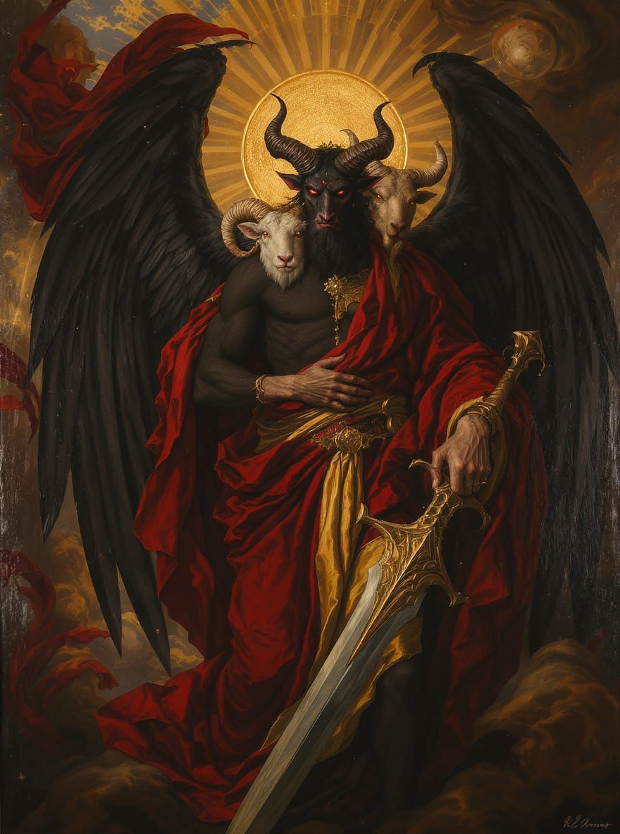 Asmodeus, Infernal King, in Renaissance Style