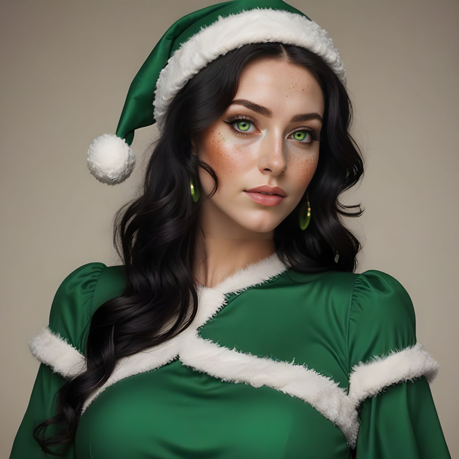 Vibrant Cajun Christmas Belle