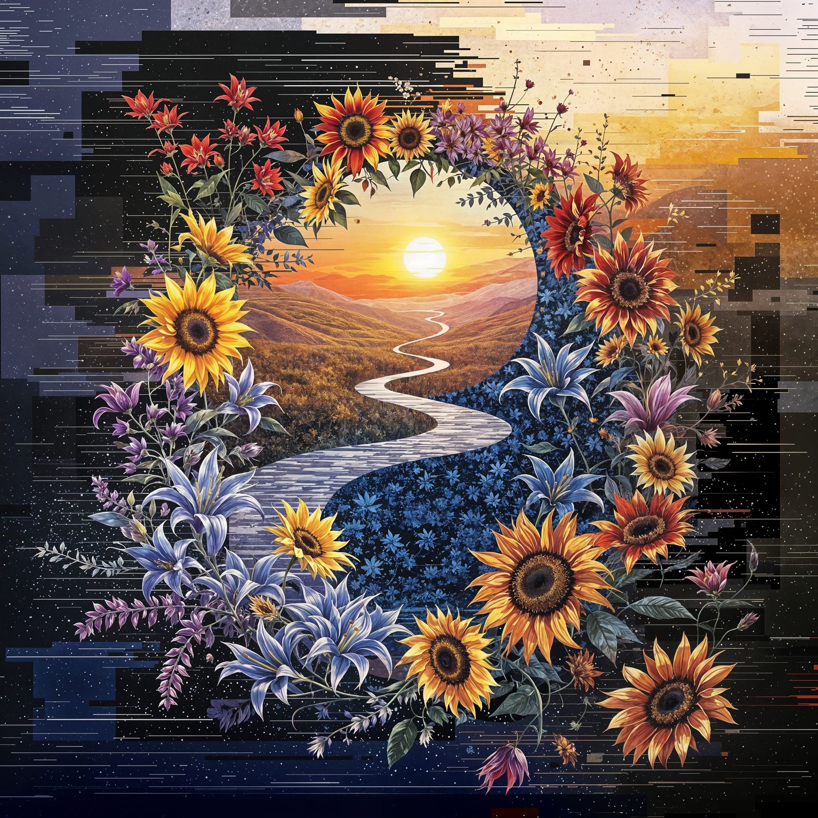 Cosmic Harmony in Digital Splendor