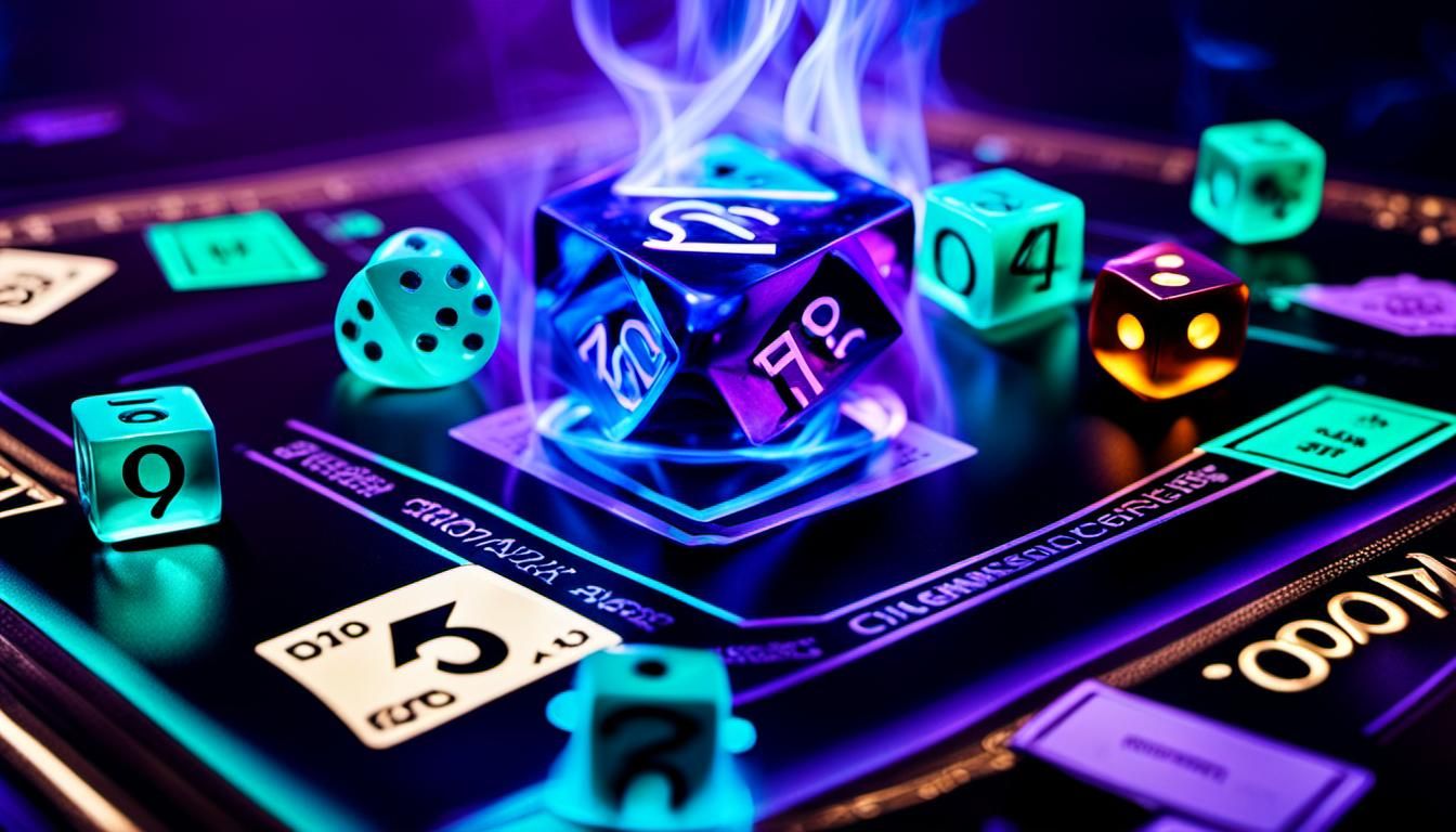 Celestial Monopoly Game in Hyperrealistic Splash Art