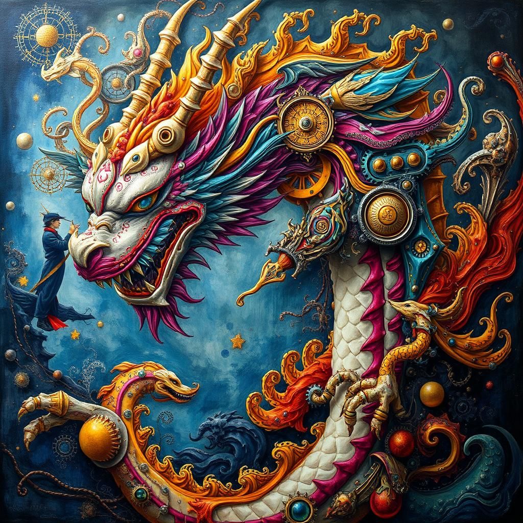 abstract dragon