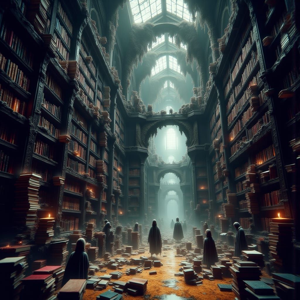 Magical World Inside a Giant Bookshelf