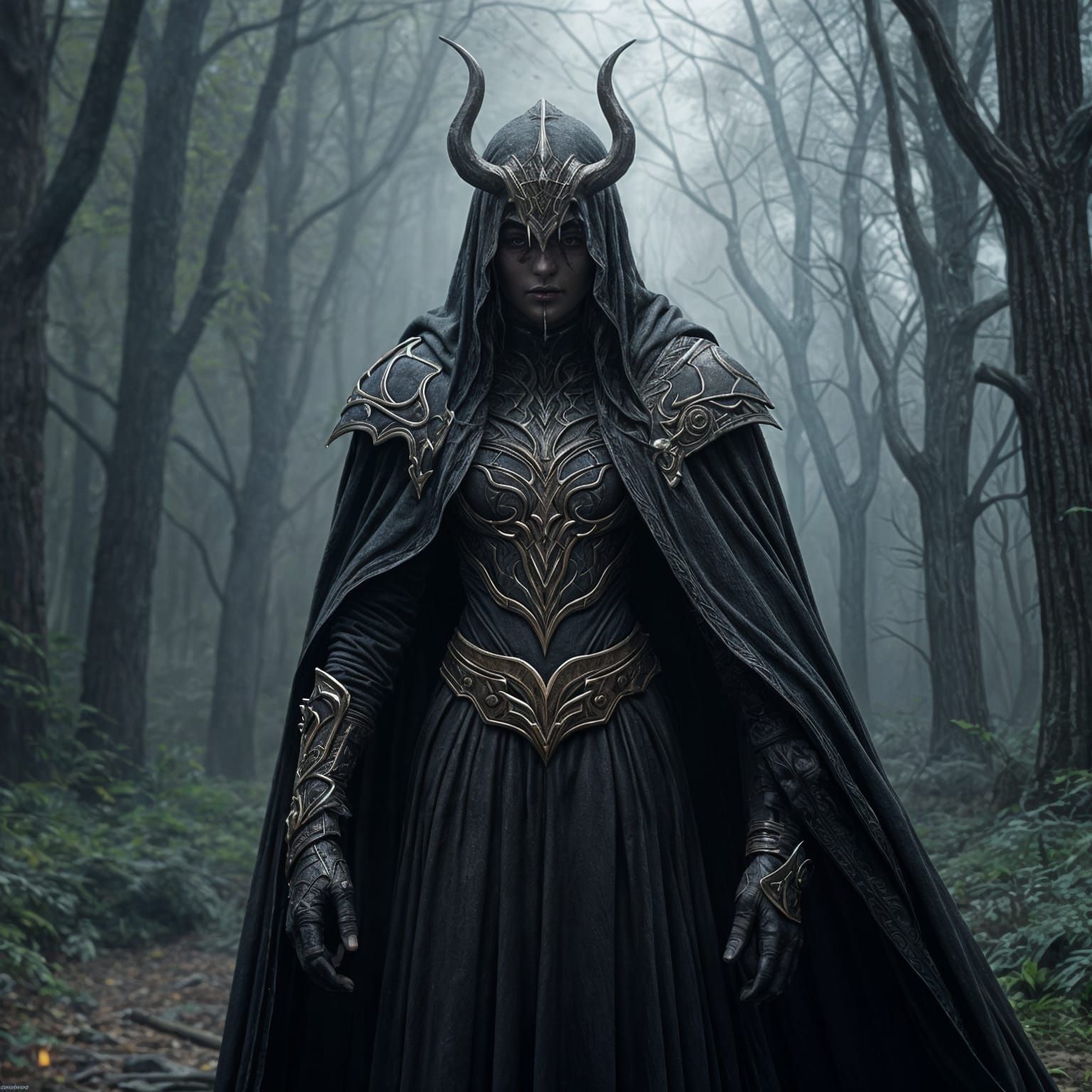 Dark Messiah Realistic Detailed Matte Painting