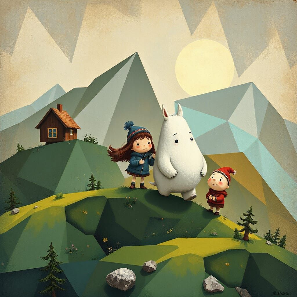 Whimsical Kintsugi-Inspired Family Hike