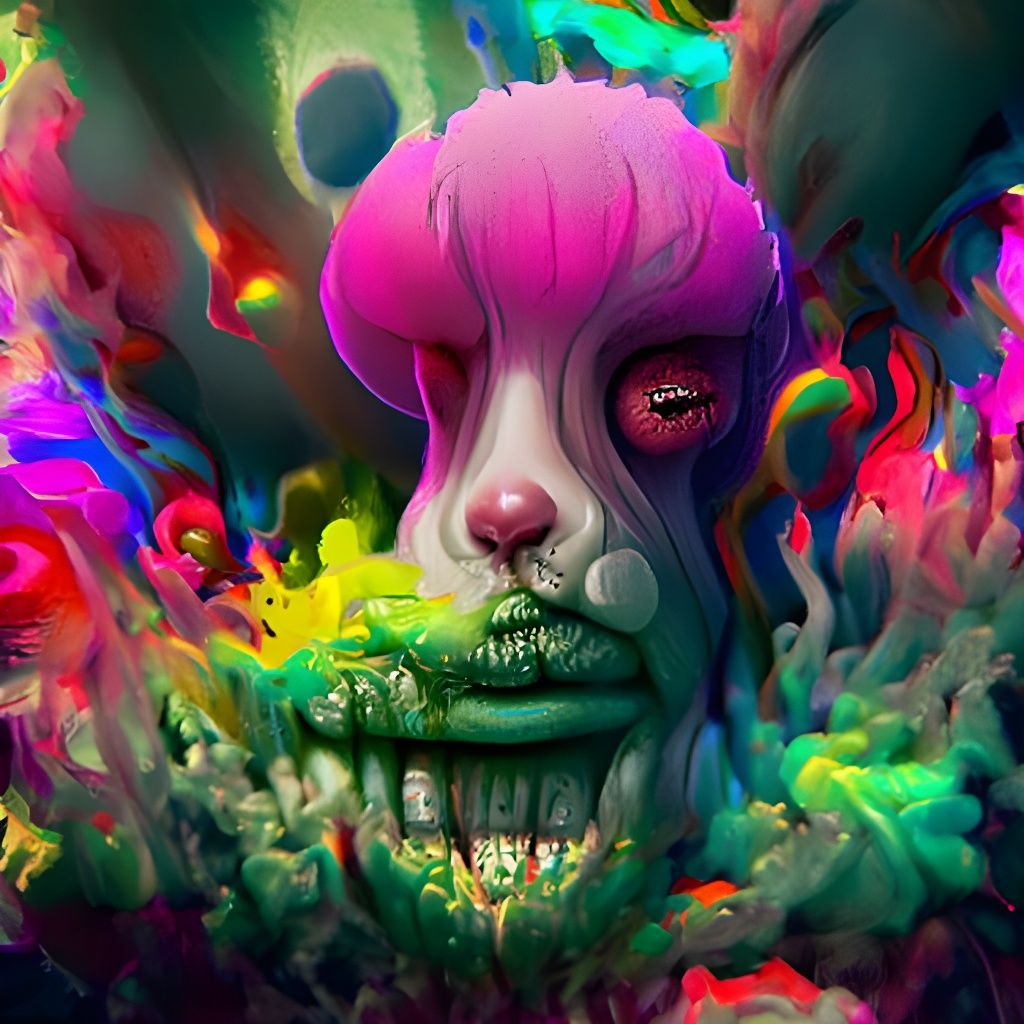 Surreal Psychedelic Scene Trending Online