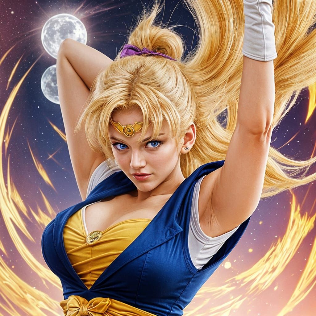 Sailor Moon as Superpowered Warrior