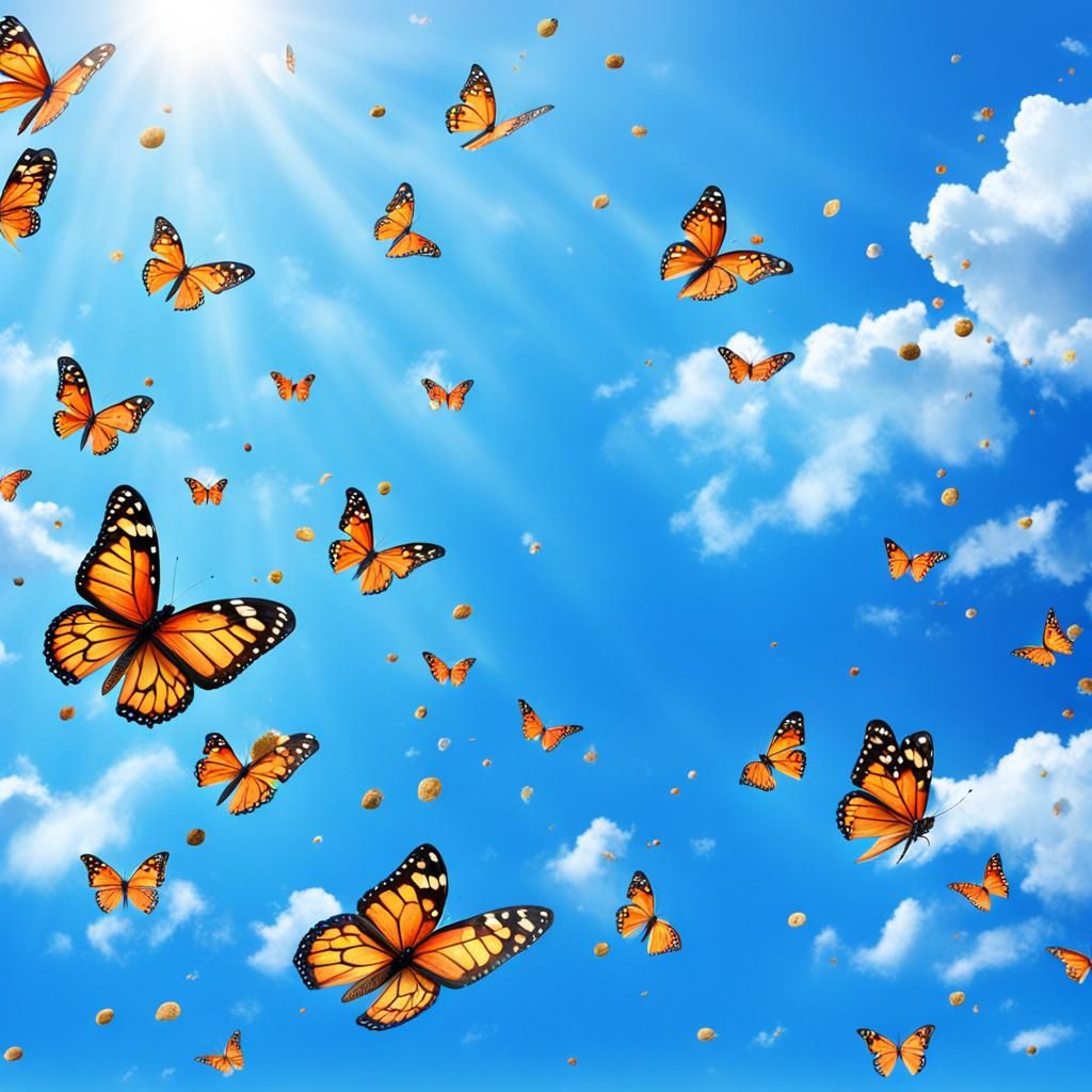 Butterfly in Flight: A Symbol of Freedom