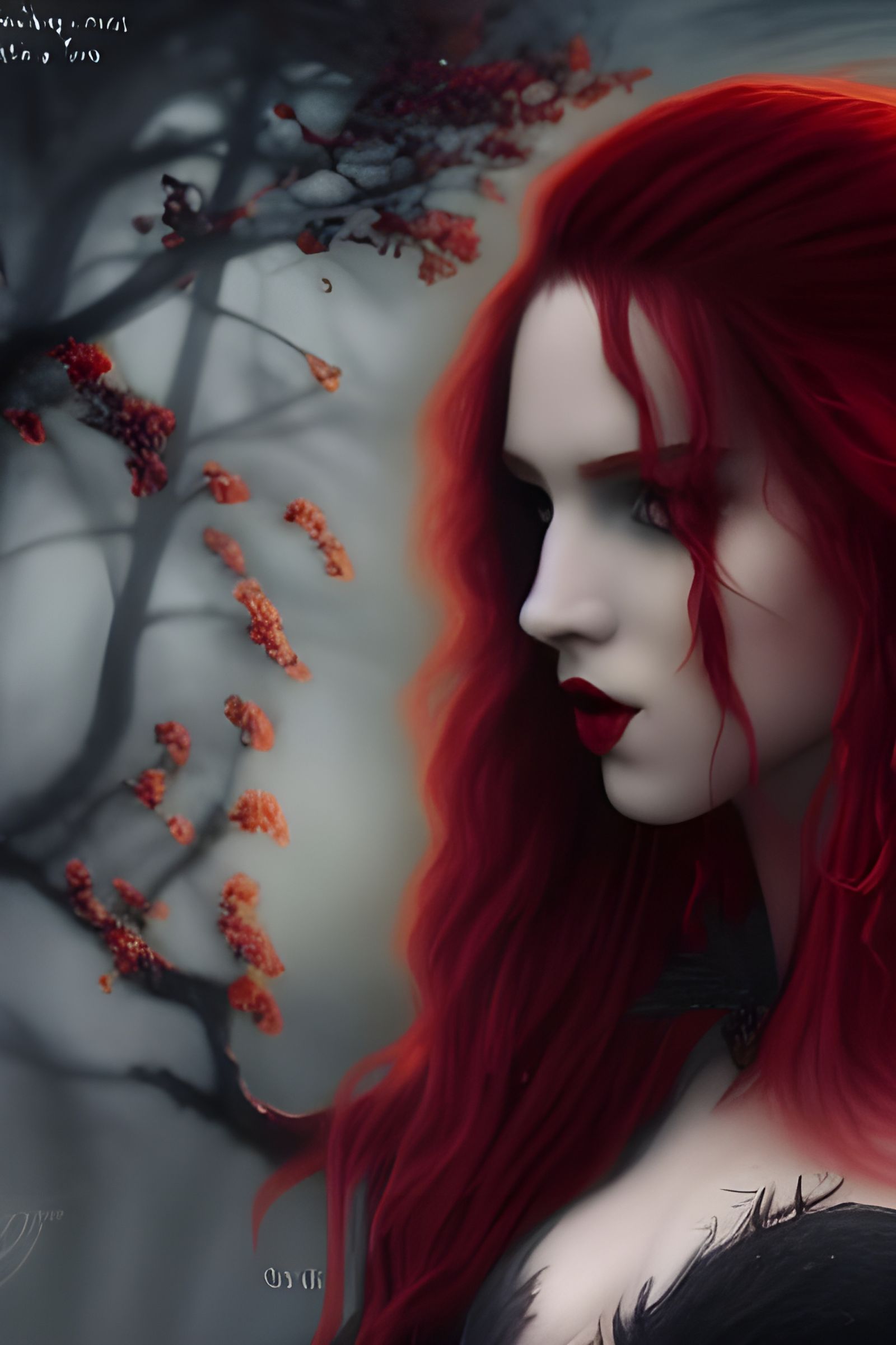 Red-Haired Vampire Emerges From Misty Fog