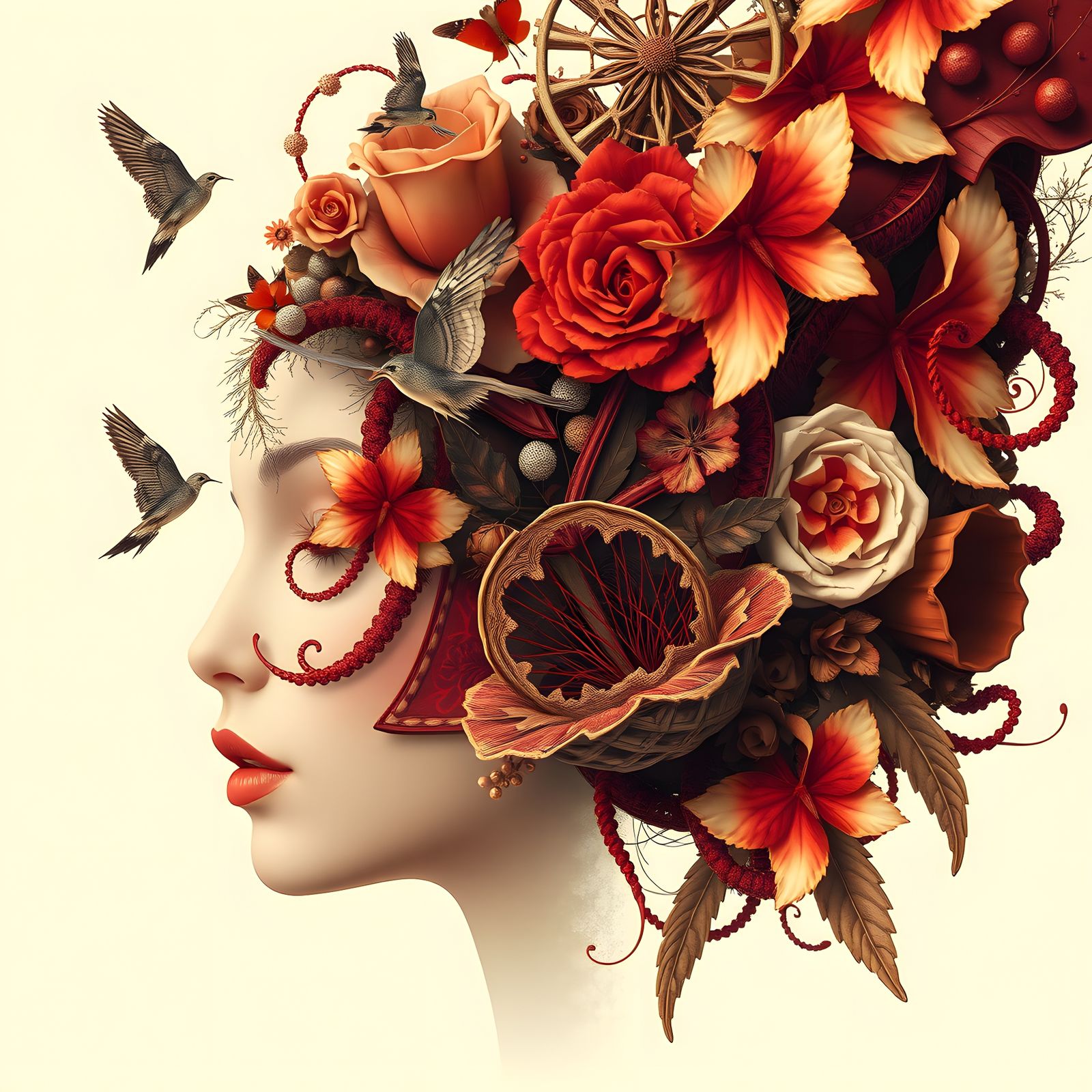 Dichromatic Portrait 🤎❤️