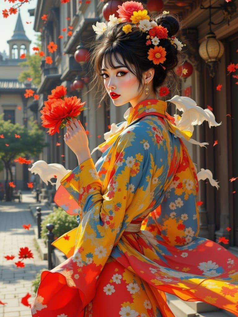 Art Deco Meets Korean Folk Art