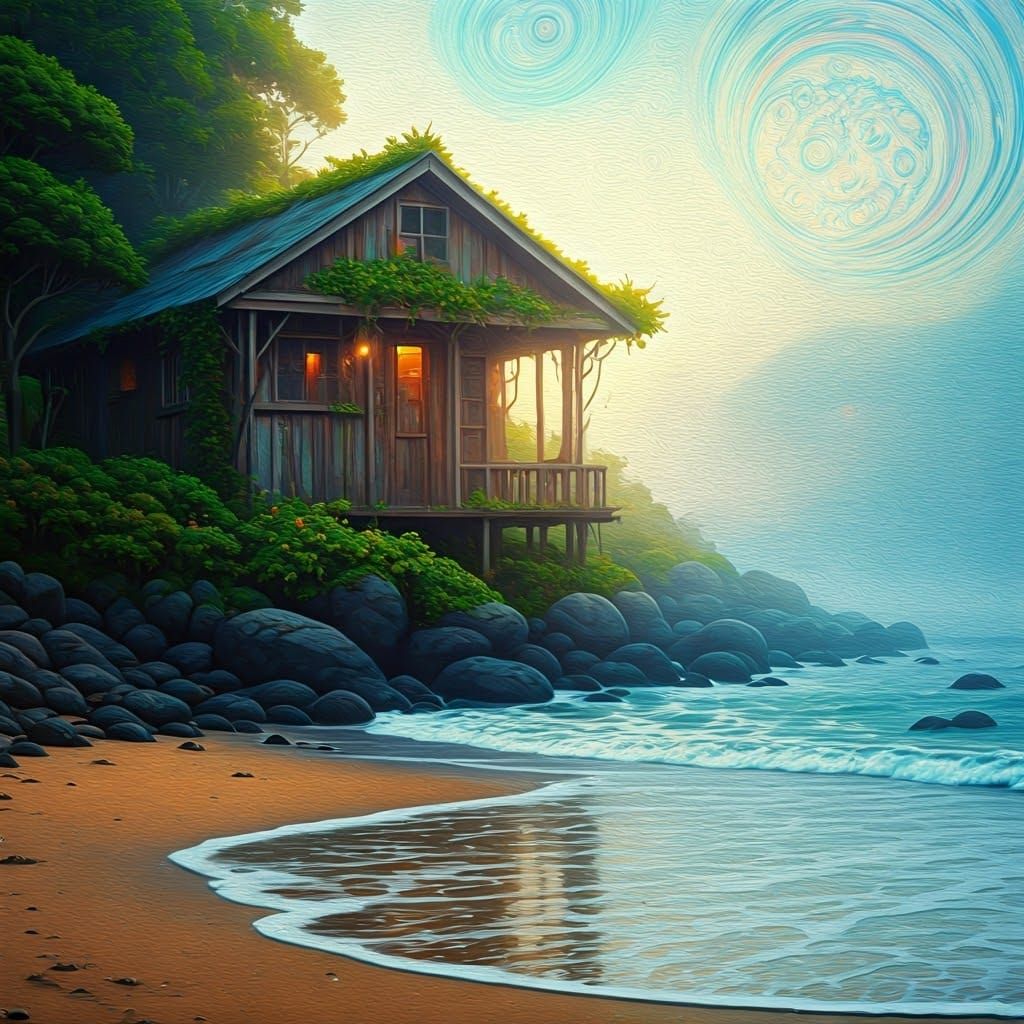 Whispers of the Cosmos at a Seaside Oasis