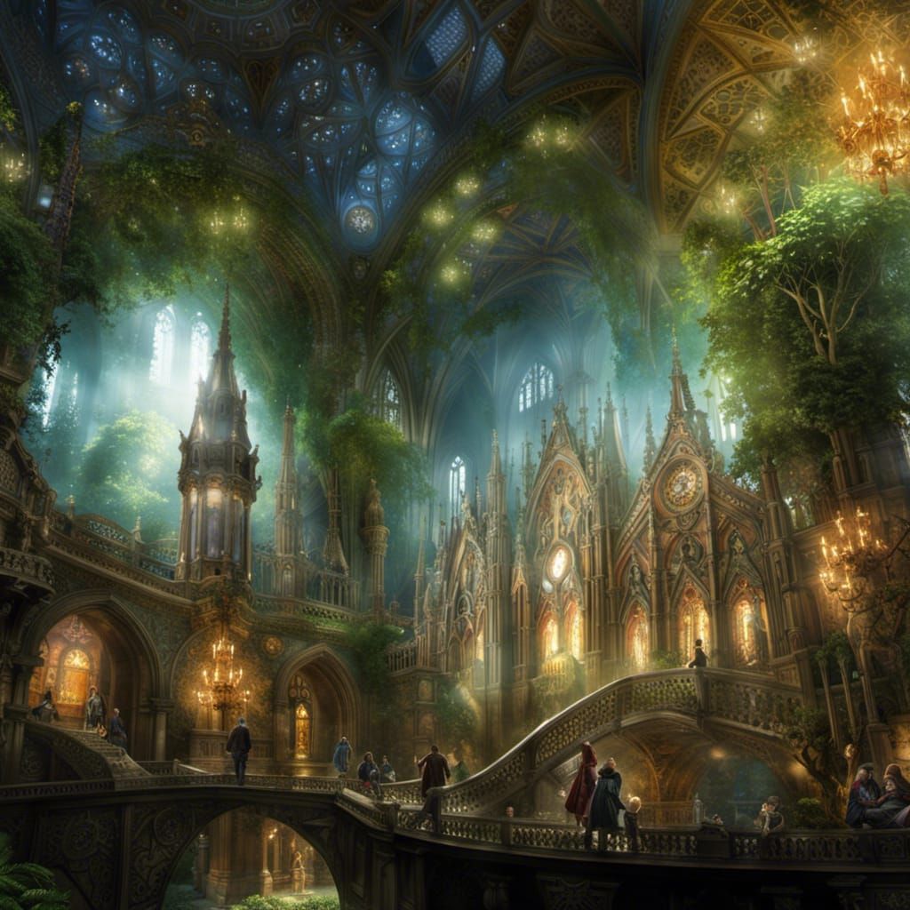 Gothic Cathedral Terrarium: A Fairytale Masterpiece