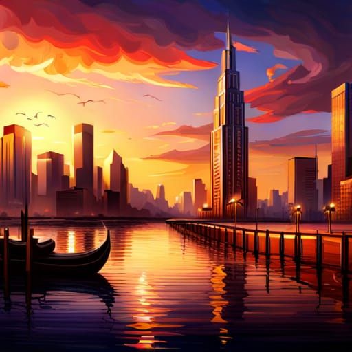 Mechanical Fantasy Dragon with Glowing Smoke