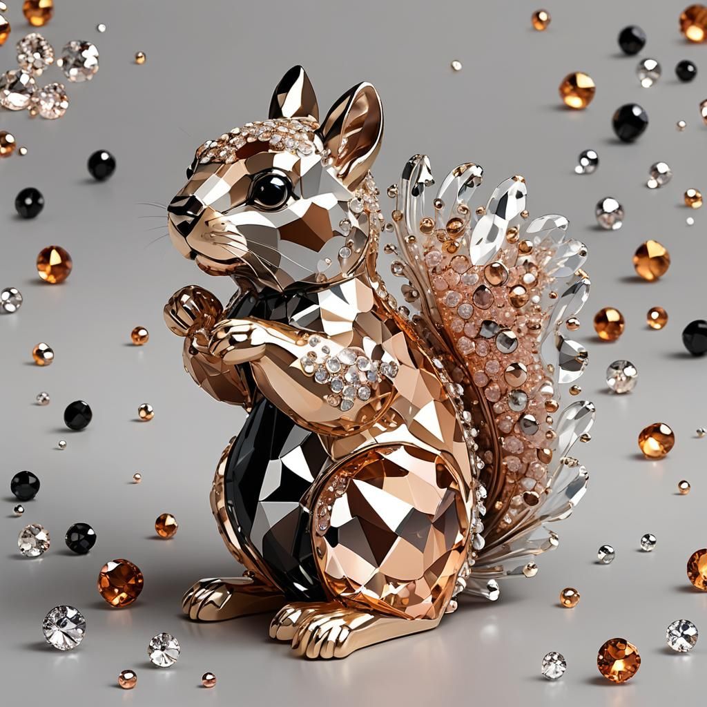 Swarovski squirrel .