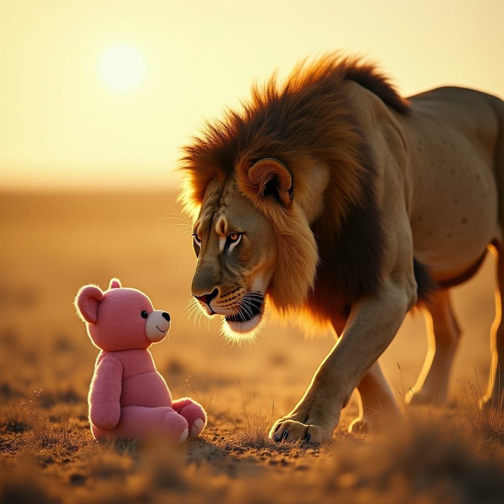 Lion's Stalk: Cinematic Savannah Showdown