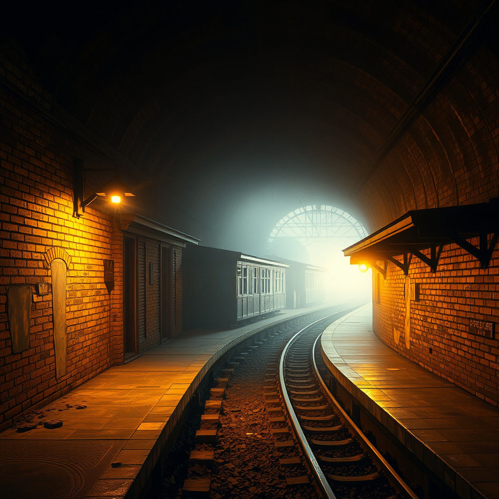 Magical Platform 9 3/4 in Cinematic Lighting