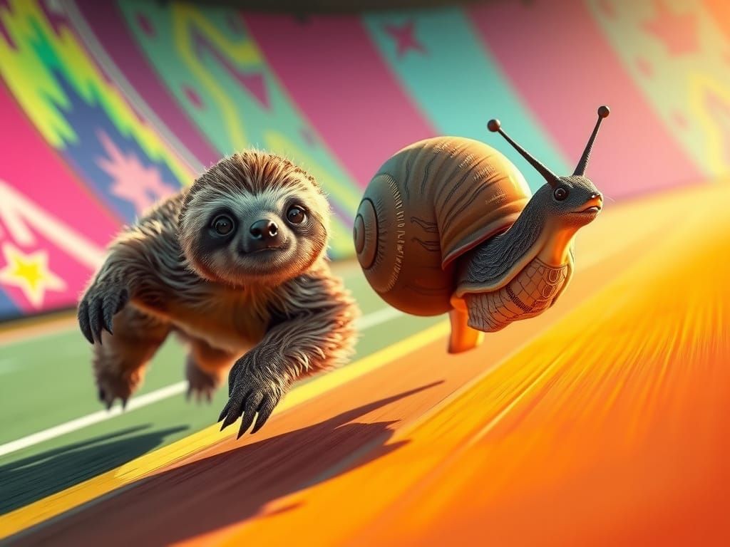 Sloths and Snails in Thrilling Mid-Sprint Competition
