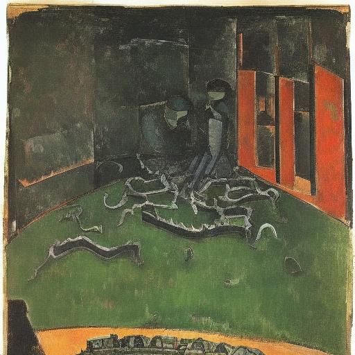 Surreal War Game Inspired by Classic Art