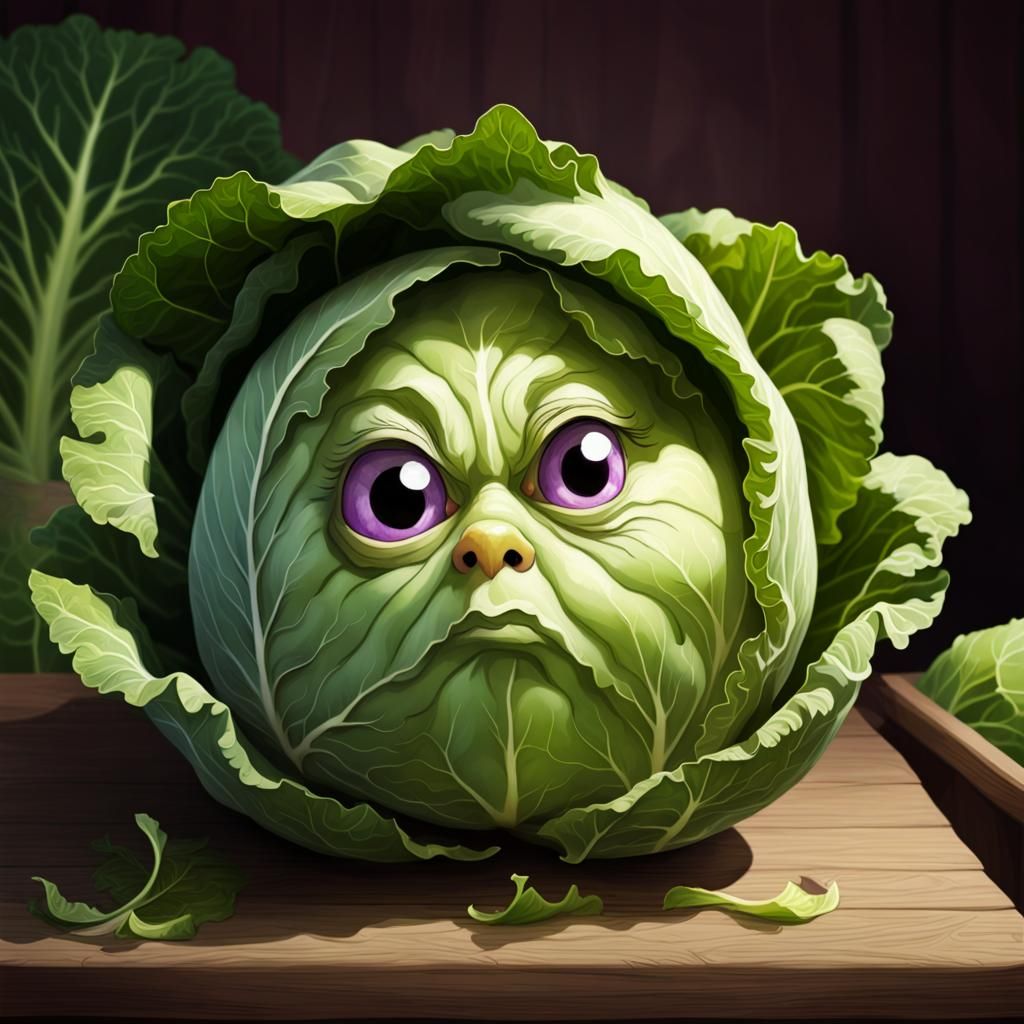 Suspicious Cabbage Generated by AI