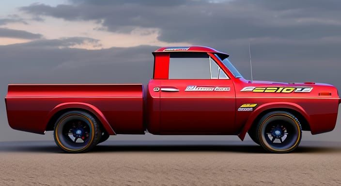 Chevrolet Rally Cross Truck with Hyperrealistic Details