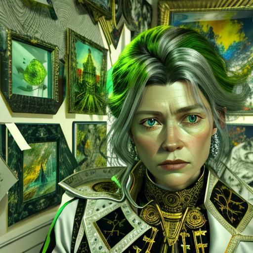 Margaret Bayliss Portrait in Photorealistic 3D