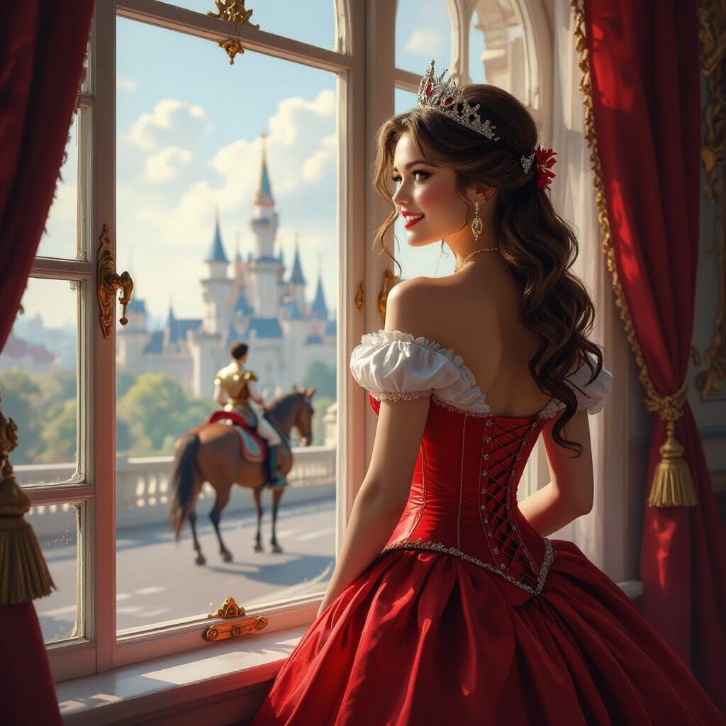 Princess Waiting for Her Prince, Fantastical Realism