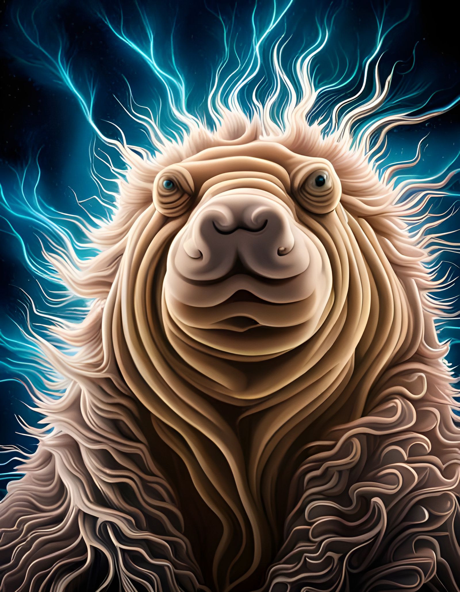 Electrically Charged Tardigrade