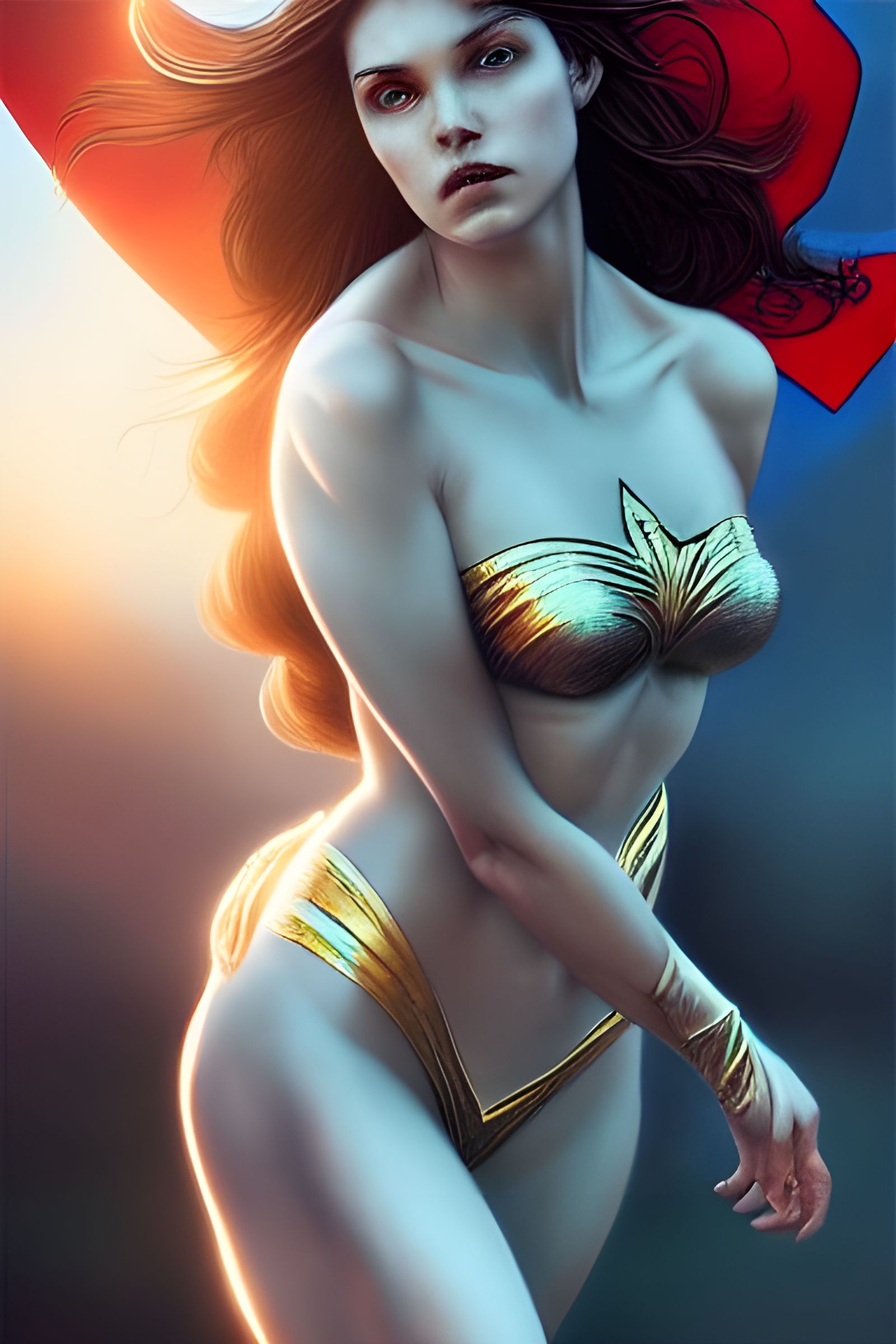 Disaster Scene Without a Hero: Digital Art