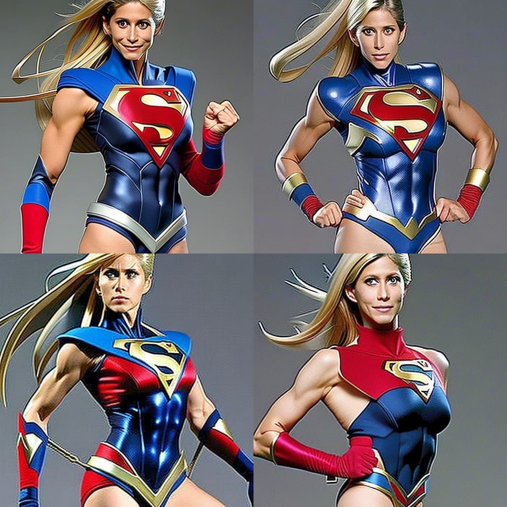 Helen Slater as Superwoman, in Kotobuki Style