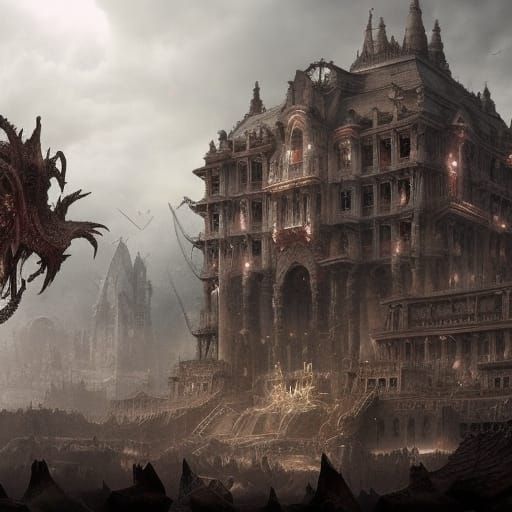 Epic Cinematic Image of a Plague Bringer