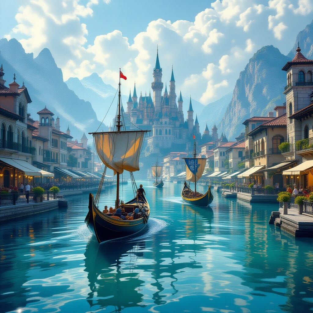 Epic Cinematic Aqua Regia Digital Matte Painting