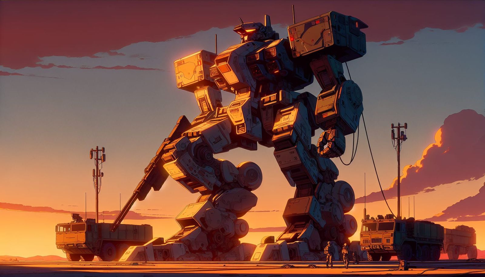 Armored Core at Sunset