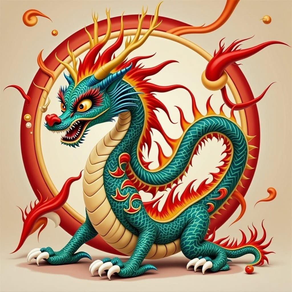 Zebrapunk Chinese Dragon Lora