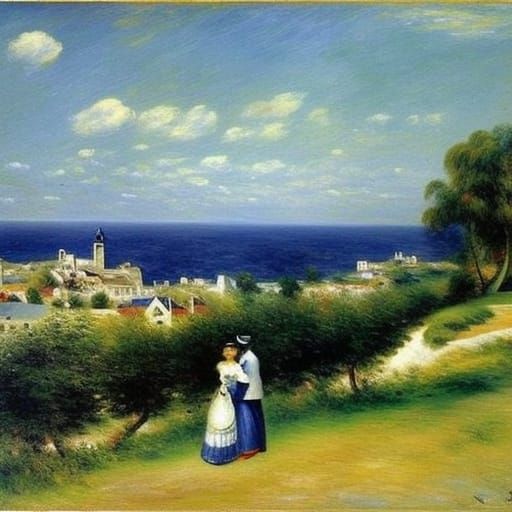 Impressionist Image in the Style of Renoir