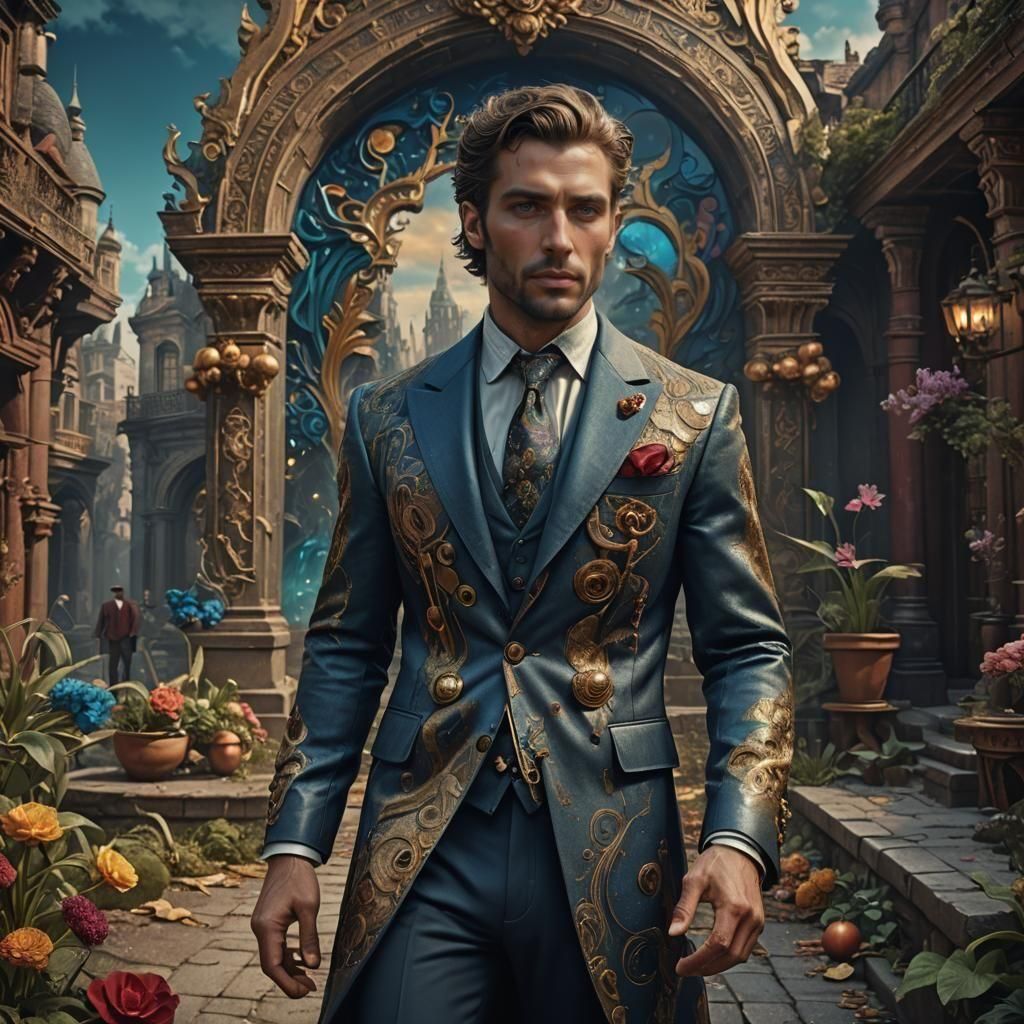 Surreal Temptation: A Detailed Matte Painting