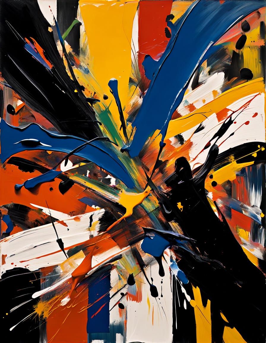 Dazzling Abstract Expressionist Masterpiece Emerges from Tur...