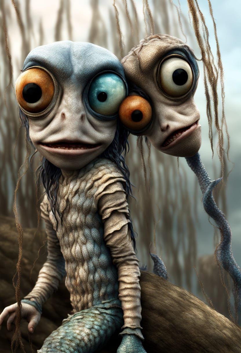 Hyper Photorealistic Mermen and Mermaids in CGI