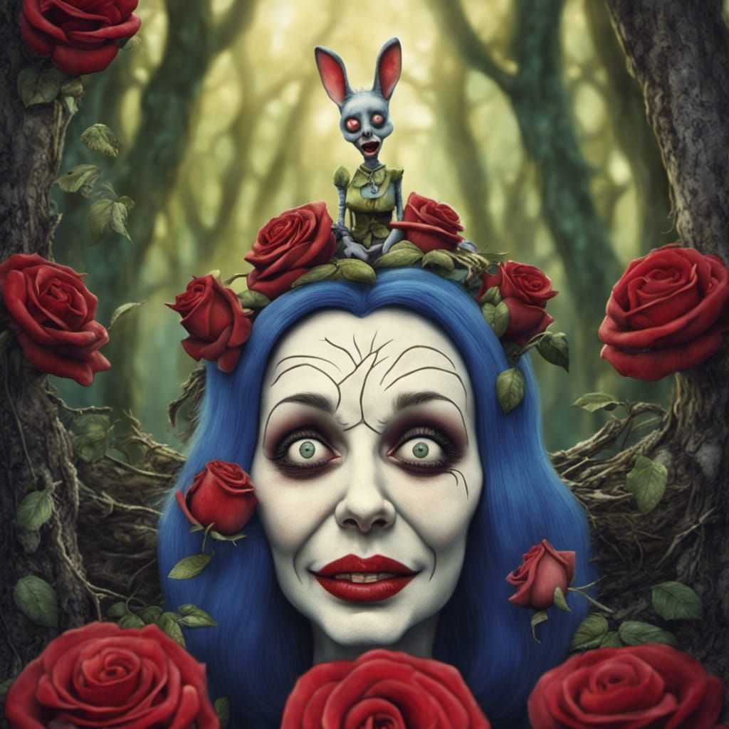 Alternative Snowwhite and a rabbit