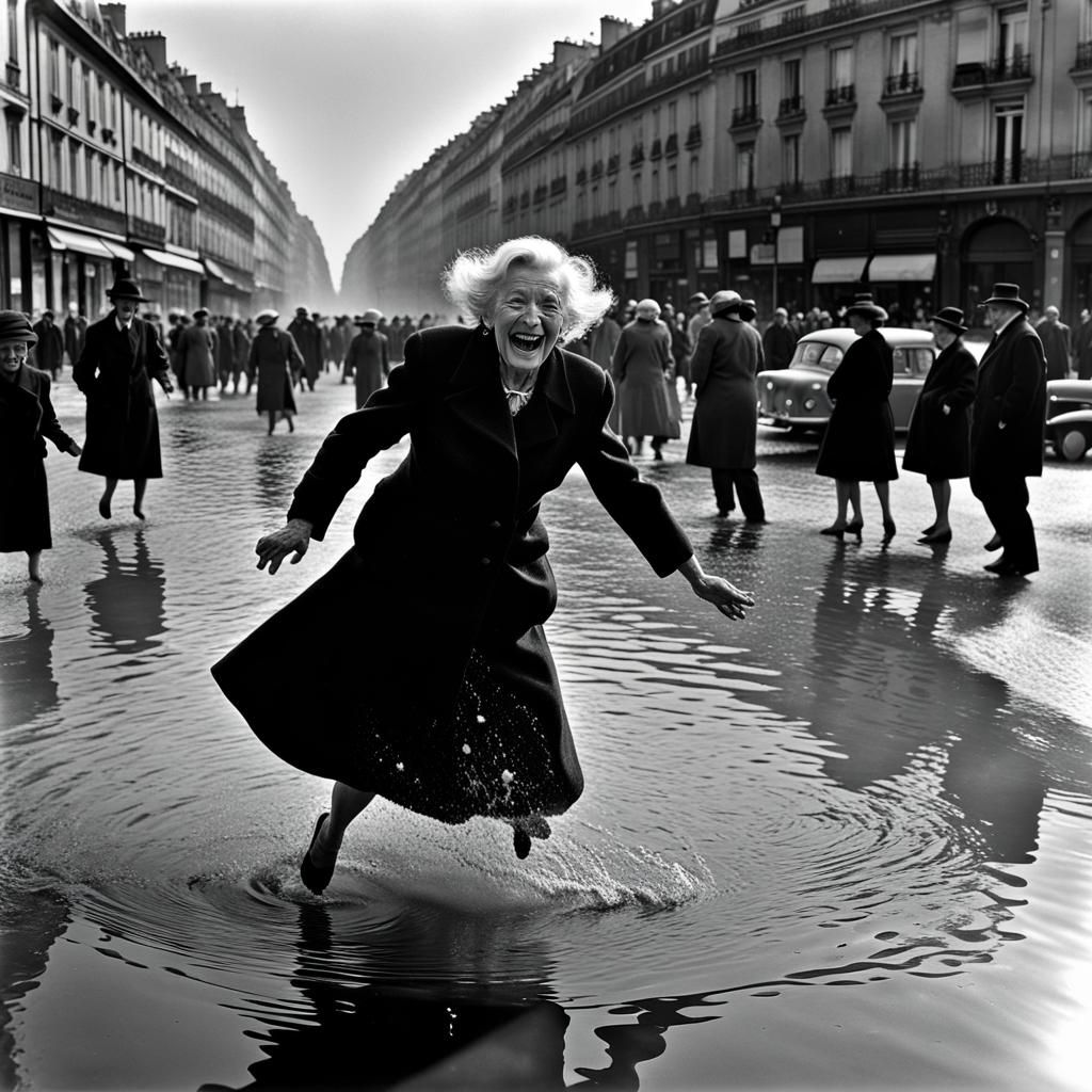 Joie De Vivre - Henri Cartier-Bresson, Paris, 1952