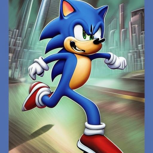 Sonic the Hedgehog: Comic Book Art