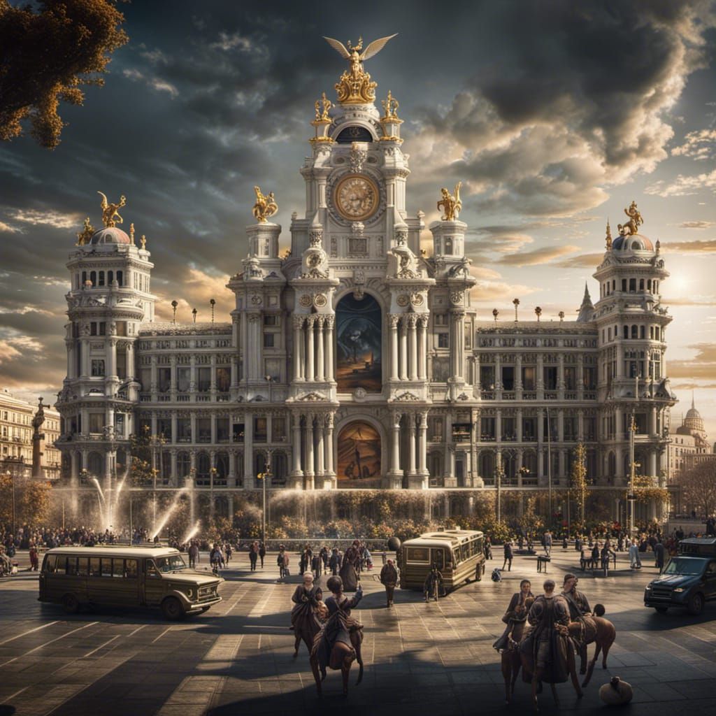Cybele in Madrid: Epic Digital Matte Painting