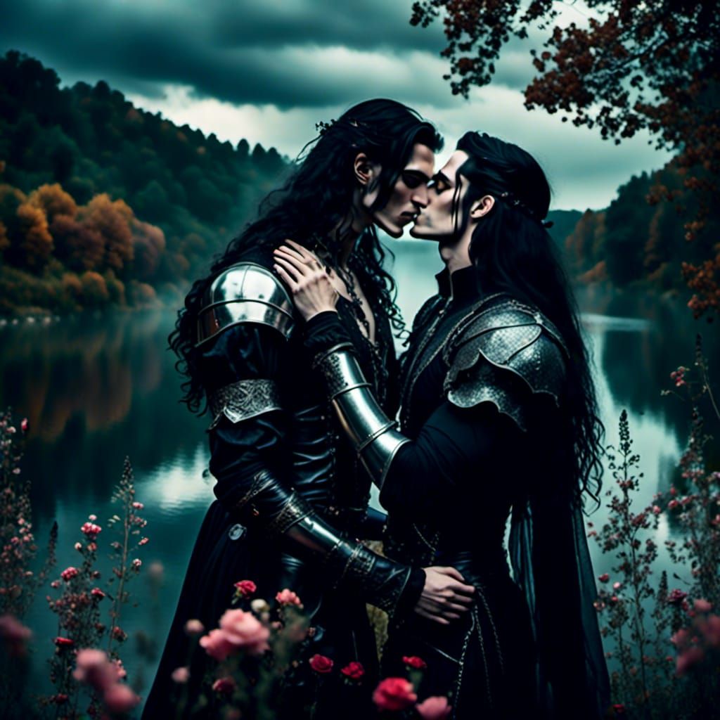 Elven Knights' Misty Lakeside Romance