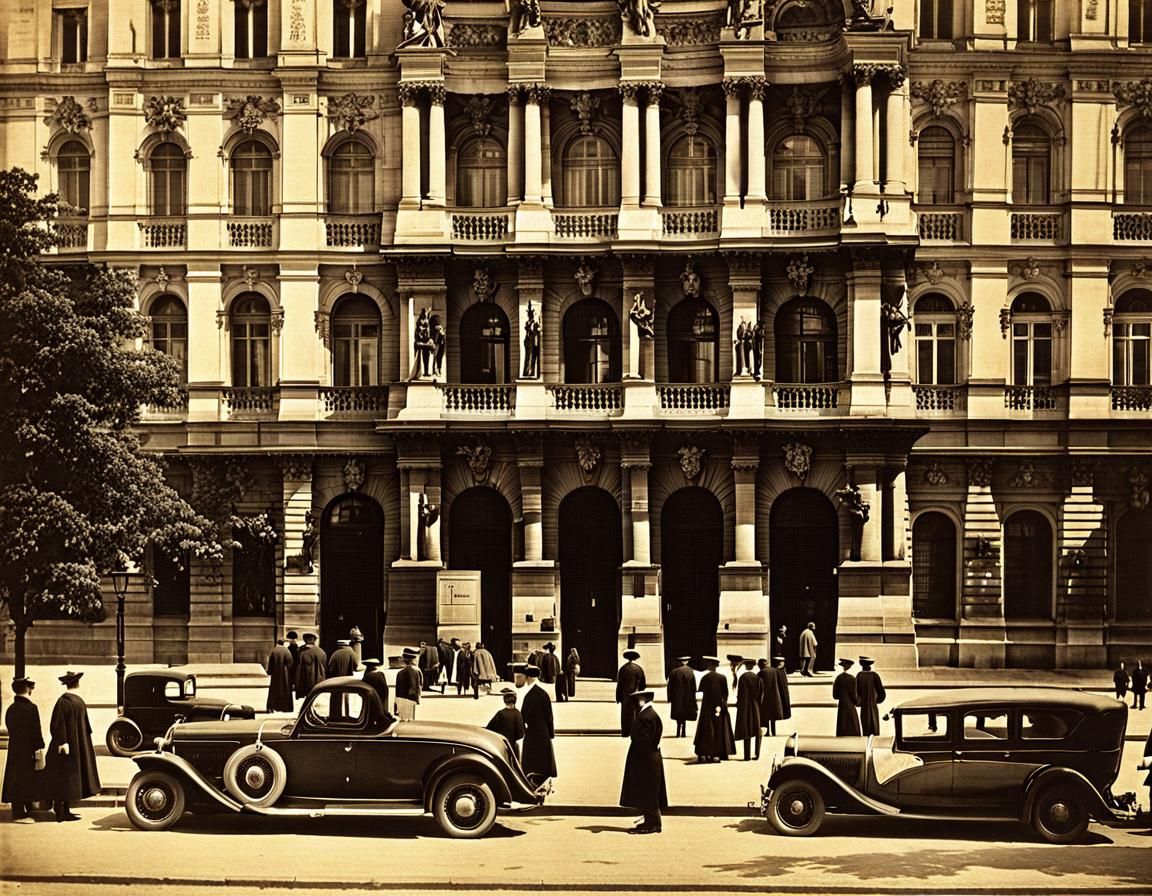 Budapest Opera House: Vintage Postcard View